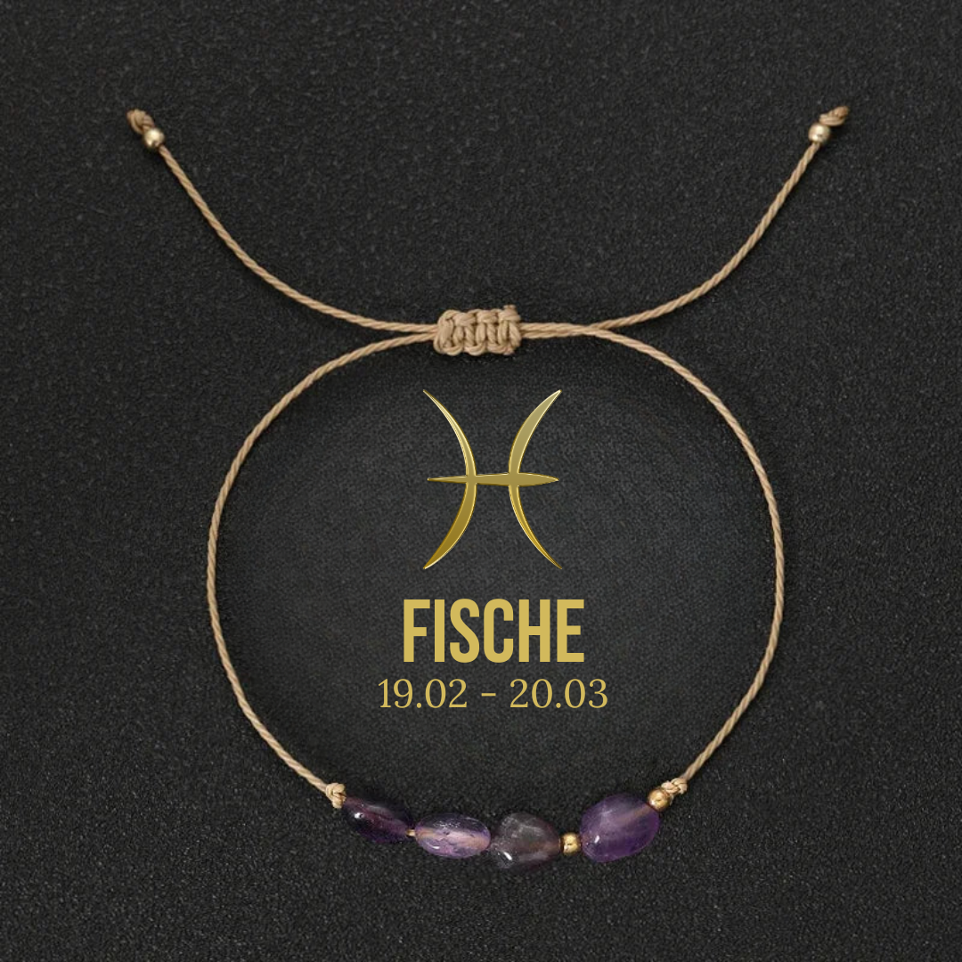 Zodiac Naturstein Armband