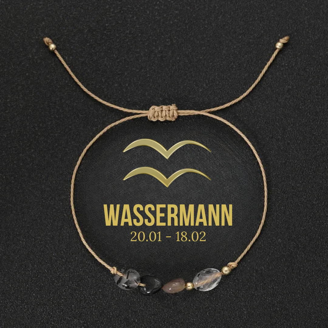 Zodiac Naturstein Armband