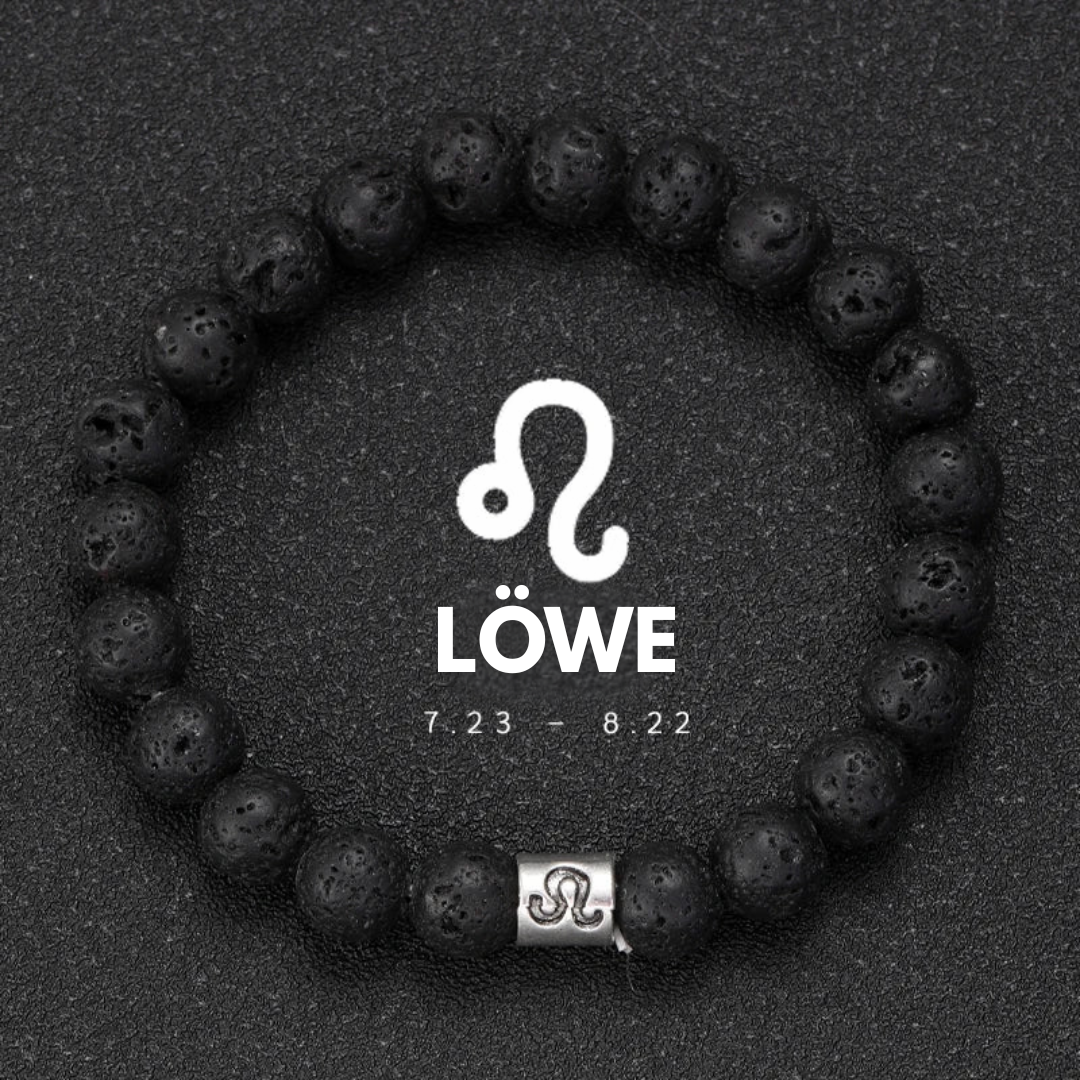 Zodiac Lava Armband