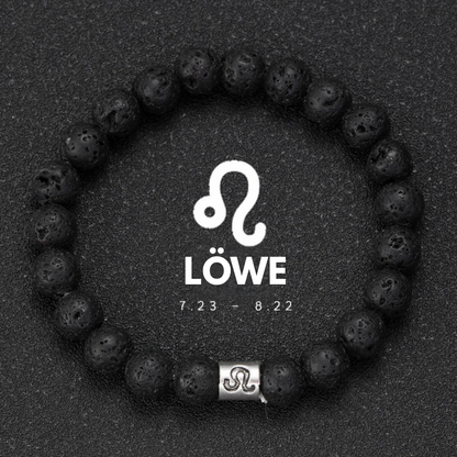 Zodiac Lava Armband