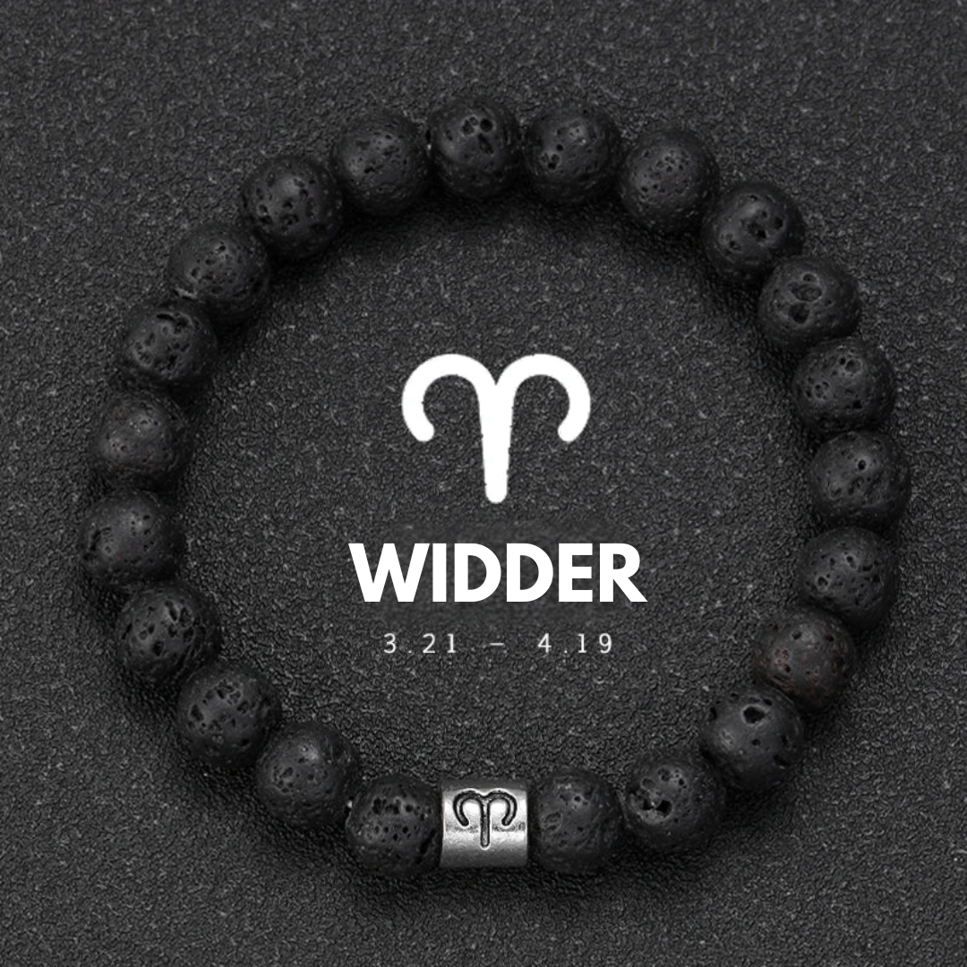 Zodiac Lava Armband