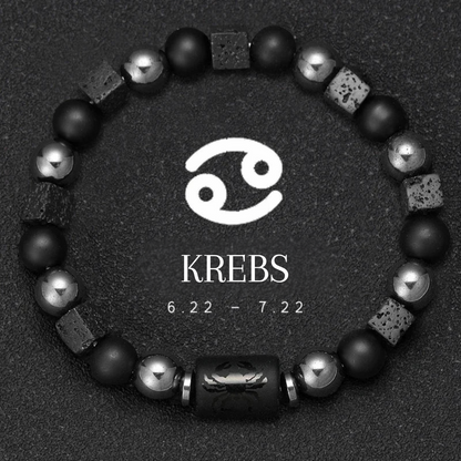 Zodiac Energy – Naturstein Armbänder für alle 12 Sternzeichen
