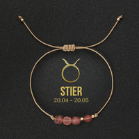 Zodiac Naturstein Armband