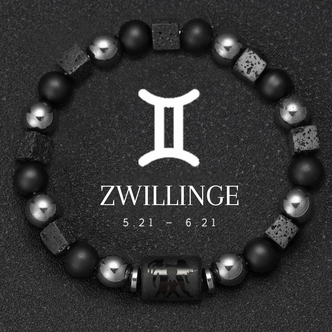 Zodiac Energy – Naturstein Armbänder für alle 12 Sternzeichen