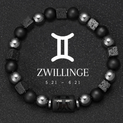 Zodiac Energy – Naturstein Armbänder für alle 12 Sternzeichen