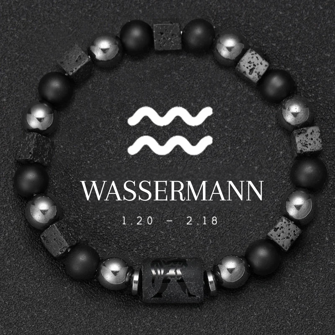 Zodiac Energy – Naturstein Armbänder für alle 12 Sternzeichen
