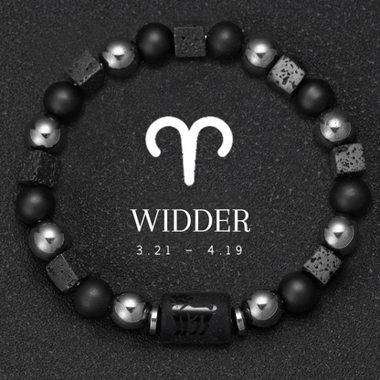 Zodiac Energy – Naturstein Armbänder für alle 12 Sternzeichen