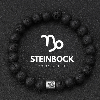 Zodiac Lava Armband