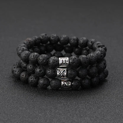 Zodiac Lava Armband
