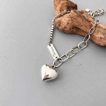 Herzglanz – Fußkette aus Sterlingsilber
