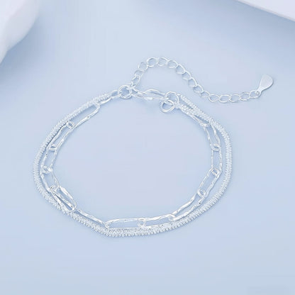 Luxuriöses Charm-Armband aus 925 Sterling Silber